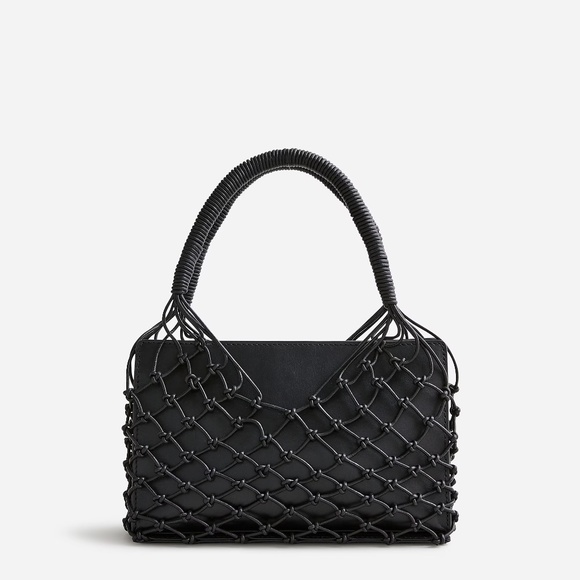 J. Crew Bags Jcrew Sedona Rectangle Bag In Leather In Black Nwt